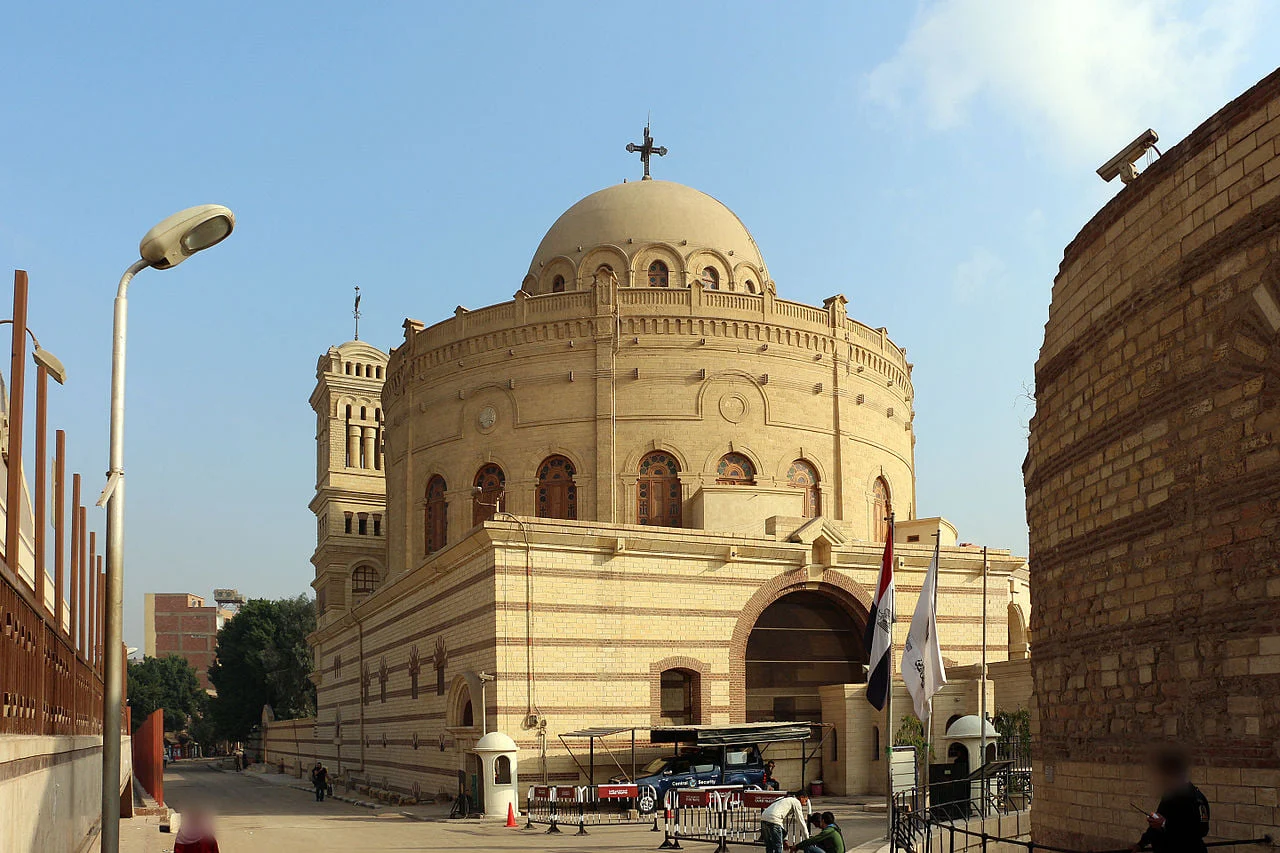 A domed Coptic church in Old Cairo